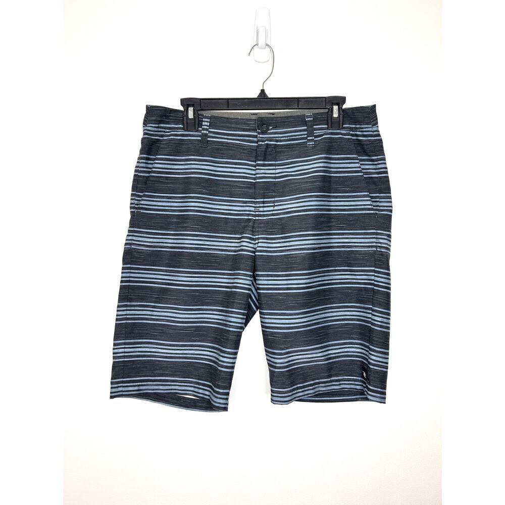 Rip Curl Boardwalk Shorts Swim Trunks 32 Striped Surf Beach Resort Vacation